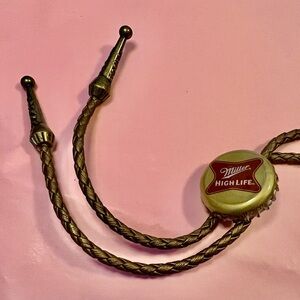 Miller High Life Gold Bolo Tie